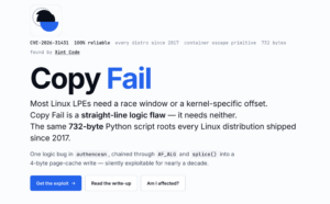 Copy fail : depuis 2017, une faille dans le noyau Linux permettait à un utilisateur de passer root